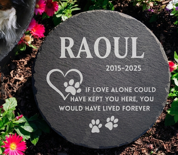 Their Place Memorial Stone — Round