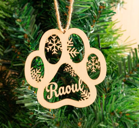 Winter Paw Keepsake Ornament
